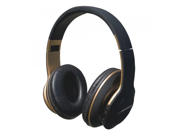 Esperanza EH220 Bluetooth-hörlurar med huvudband, svart