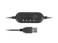 Miniatyrbild 5 av 5: NATEC Drone USB, Headset, Huvudband, Kontor/callcenter, Svart, Binaural, Tyst läge, Volume +, Volume -