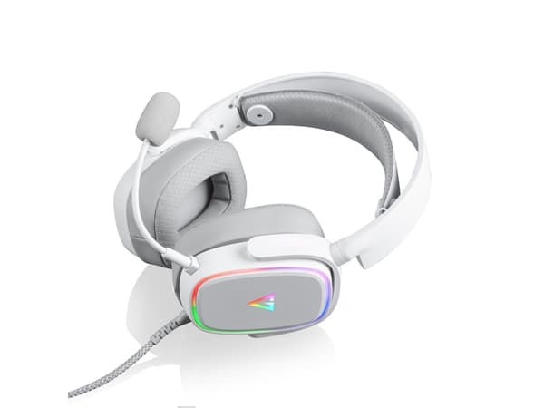 Modecom MC-899 Prometheus, Koblet med ledninger (ikke trådløs), Spilling, 20 - 20000 Hz, Hodesett, Hvit