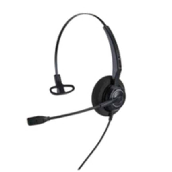 Alcatel-Lucent Enterprise AH 11 U Telefon On-ear headset Sladd Mono Svart Brusreducering för mikrofon