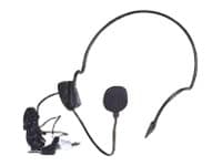 Audio-Technica ATR COMC - Headset - montering bakom nacken - kabelansluten - svart