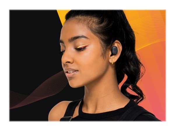 Skullcandy Grind - True wireless-hörlurar med mikrofon - inuti örat - Bluetooth - äkta svart