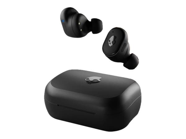 Skullcandy Grind - True wireless-hörlurar med mikrofon - inuti örat - Bluetooth - äkta svart