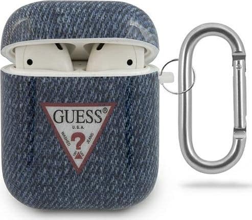 Case Guess GUACA2TPUJULDB AirPods deksel mørke/mørkeblå jeanskolleksjon