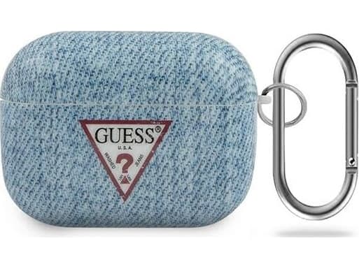 Guess GUACAPTPUJULLB Jeans Collection beskyttelsesdeksel for AirPods Pro blå