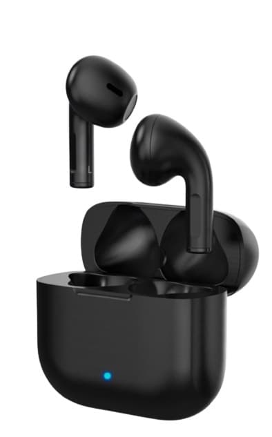 Pods, Bluetooth, Trådlösa Hörlurar, Svart