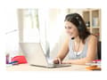 Miniatyrbilde 1 av 5: Kensington Hi-Fi USB-C Headphones with Mic - Hodesett - on-ear - kablet - USB-C - svart