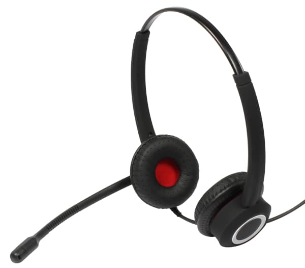 ALLNET 6337-10.2P_BBB, Ledningsført, 200 g, Headset, Sort