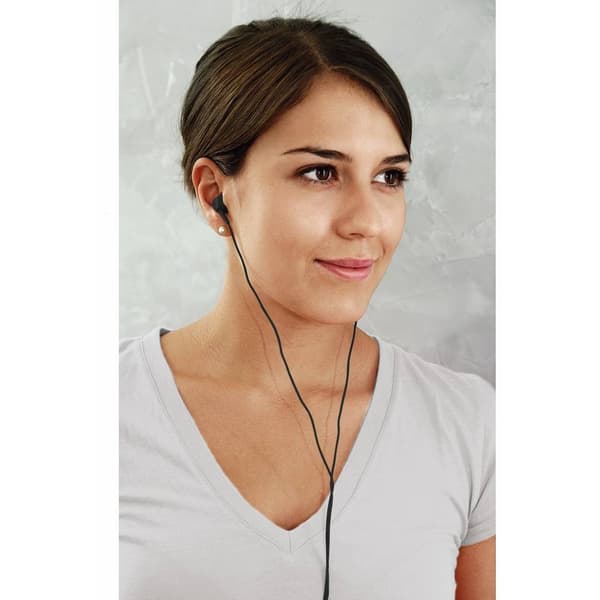 Thomson EAR3005BK In Ear hörlurar Sladd Svart Headset