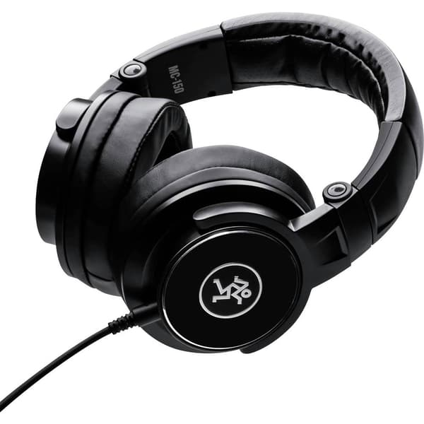 Mackie MC-150 Studio Over Ear hörlurar Sladd Svart