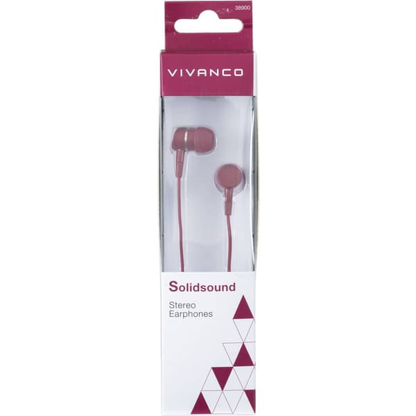 Vivanco SOLIDSOUND BERRY In Ear hörlurar Sladd Bär