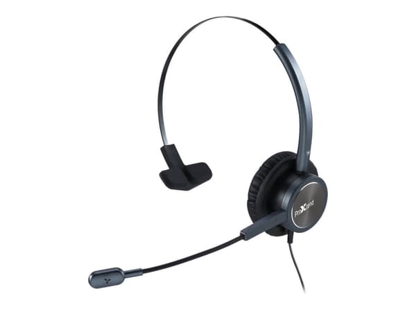 ProXtend Epode - Headset - på örat - kabelansluten - USB-A - svart