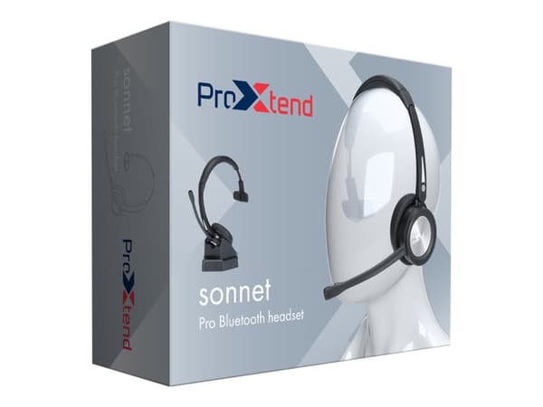 ProXtend Sonnet, Langaton, 20 - 20000 Hz, Puhelut/Musiikki, 70 g, Kuulokkeet, Musta
