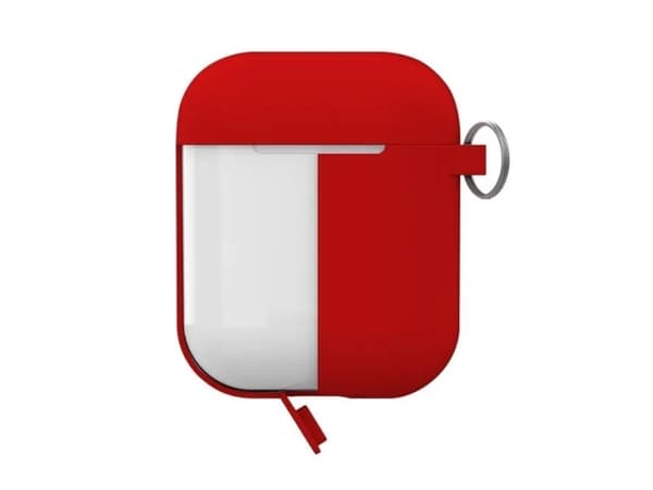 PURO APCASE1RED, Ask, Silikon, 10 g, Röd
