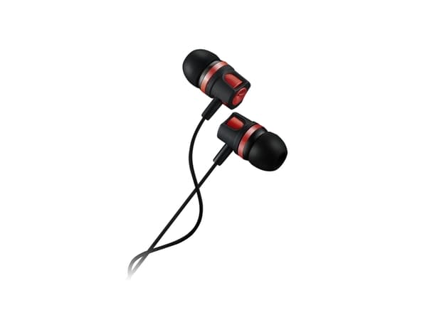 Canyon CNE-CEP3R, Koblet med ledninger (ikke trådløs), 20 - 20000 Hz, Samtaler/musikk, 32 g, Hodetelefoner, Rød