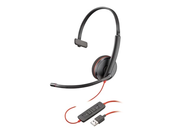Poly Studio P5 - Nettkamera - farge - 720p, 1080p - lyd - USB 2.0 - med Poly Blackwire 3210 Headset