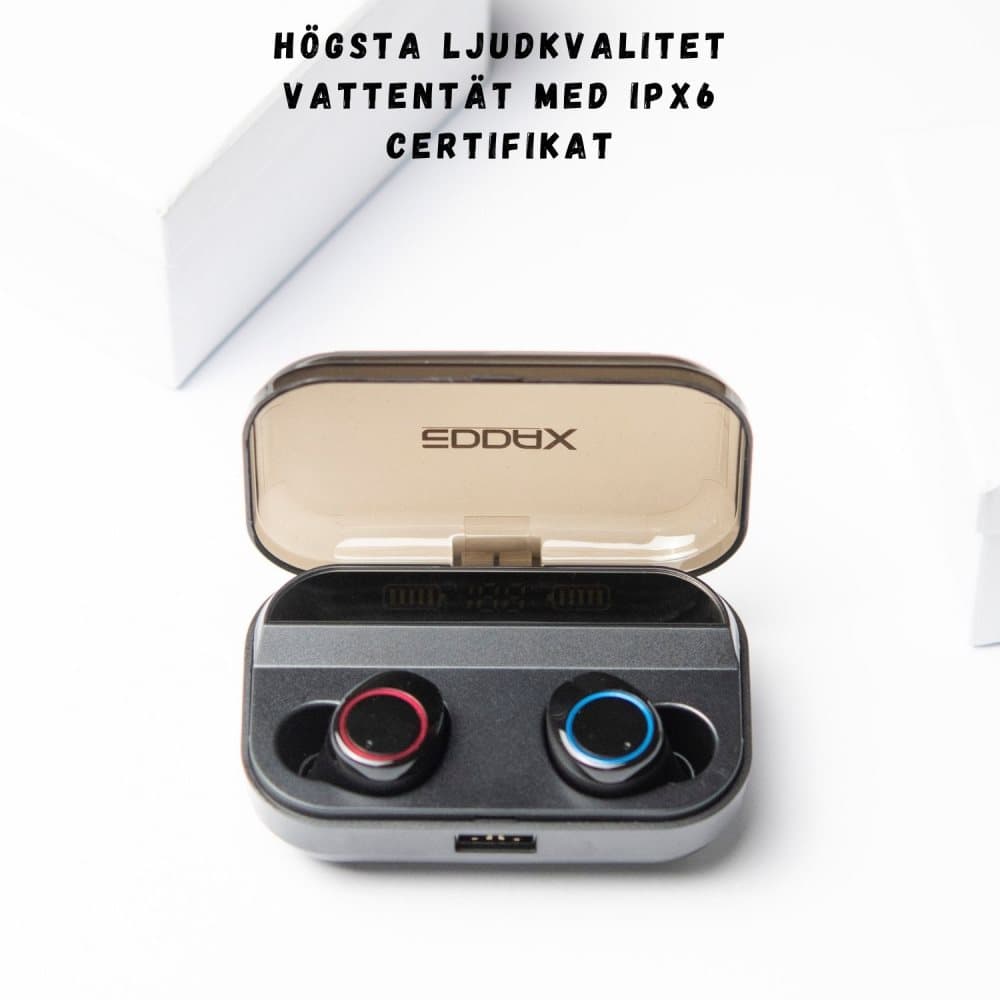 In ear Bluetooth hörlurar med IPX6 Vattentät design