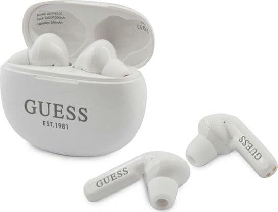 Guess Headphones Bluetooth GUTWS1CWHTWS + Docking Station white
