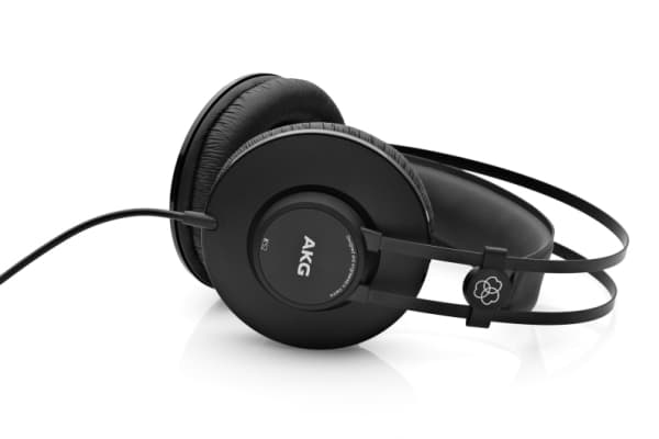 AKG K52, Ledningsført, 18 - 20000 Hz, Scene/studie, 200 g, Hovedtelefoner, Sort