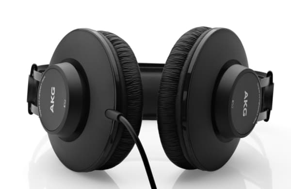 AKG K52, Ledningsført, 18 - 20000 Hz, Scene/studie, 200 g, Hovedtelefoner, Sort