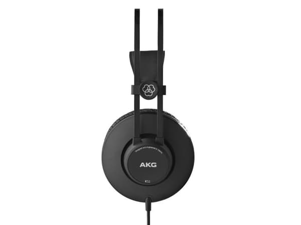 AKG K52, Ledningsført, 18 - 20000 Hz, Scene/studie, 200 g, Hovedtelefoner, Sort
