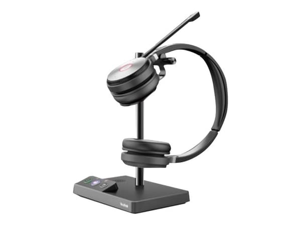 Yealink WH62 Dual - För Microsoft Teams - headset - på örat - DECT - trådlös - Certifierad för Microsoft-teams