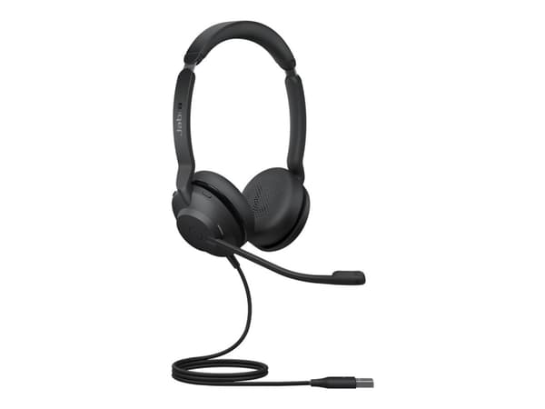 Jabra Evolve2 30 UC - Hodesett - on-ear - kablet - USB-A - Optimert for UC
