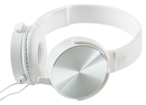 Stereo headphones wit mi c Rebeltec MONTANA Whit