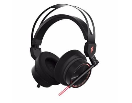 1More H1005 Spearhead VR - Hörlurar med mikrofon - 7.1-kanals - fullstorlek - kabelansluten - aktiv brusradering - USB, 3,5 mm kontakt