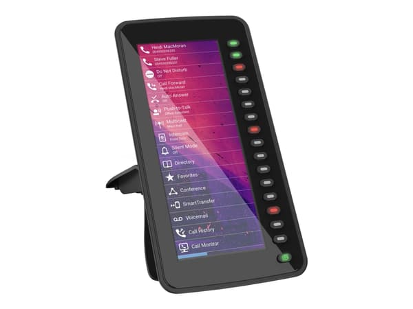 snom D7C - Tastutvidelsesmodul for VoIP-telefon - svart - for snom D717, D735, D765, D785