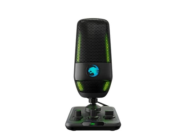 ROCCAT Torch, Studiemikrofon, 20 - 20000 Hz, 24 Bit, 48 kHz, 110 dB, Kondensator