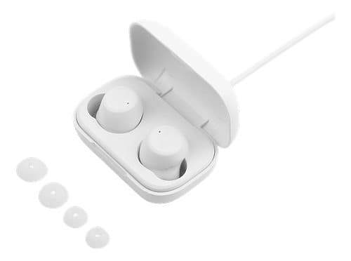 STREETZ Trådlösa Hörlurar TWS – Bluetooth 5.0, In-Ear, Laddningsetui - Vit