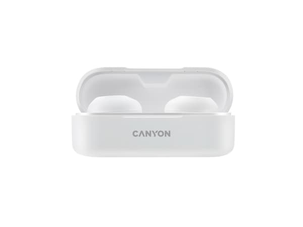 Canyon CNE-CBTHS1W, Langaton, Puhelut/Musiikki, 40 g, Kuulokkeet, Valkoinen
