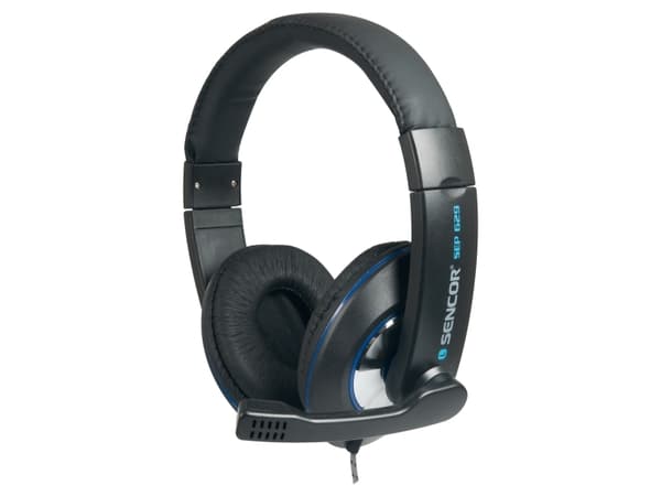 Sencor SEP 629, Kabel, 20 - 20000 hz, Headset, Svart, Blå