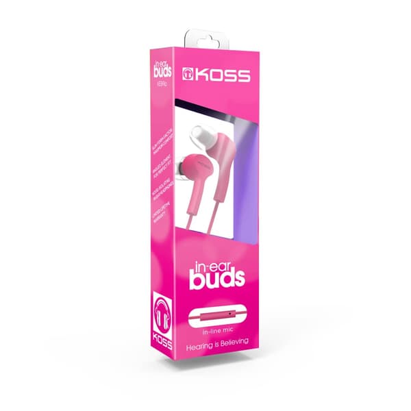 KOSS Kuuloke KEB9i In-Ear Mic Pink