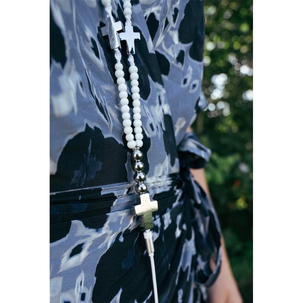 GEAR-BY-RBS Hovedtelefon In-Ear Halssmykke HV-B Hvid Mic