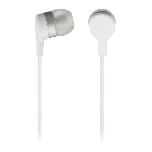 KITSOUND Øreplugger Mini Hvit In-Ear Mic