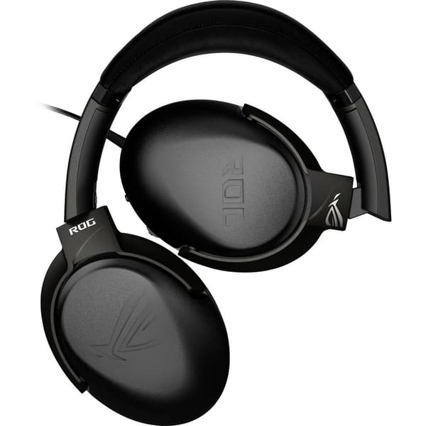 Asus ROG Strix Go Spel Over Ear-hörlurar Sladd Stereo Svart Brusreducering för mikrofon, Brusreducering Volymkontroll,