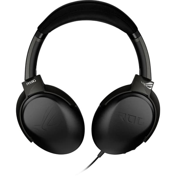 Asus ROG Strix Go Spel Over Ear-hörlurar Sladd Stereo Svart Brusreducering för mikrofon, Brusreducering Volymkontroll,