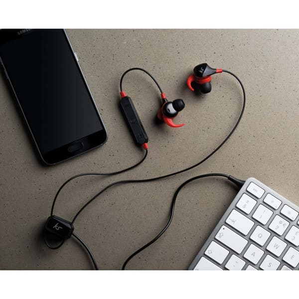 KITSOUND Hovedtelefon In-Ear Immerse ANC Trådløs Rød