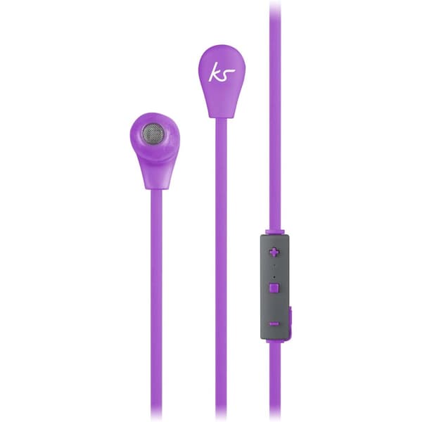 KITSOUND Hovedtelefon In-Ear Bounce Trådløs Lilla Mic