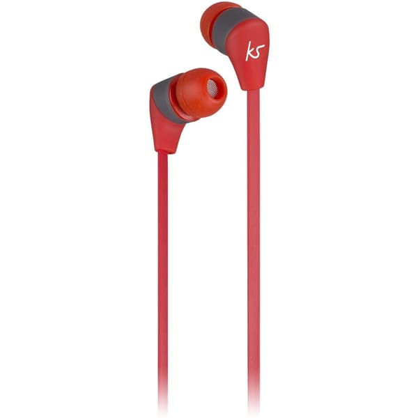 KITSOUND Øreplugger Bounce Rød In-Ear Trådløs Mic