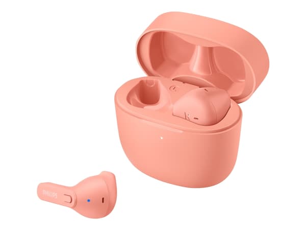 Philips TAT2236PK - True wireless-hodetelefoner med mikrofon - i øret - Bluetooth - rosa