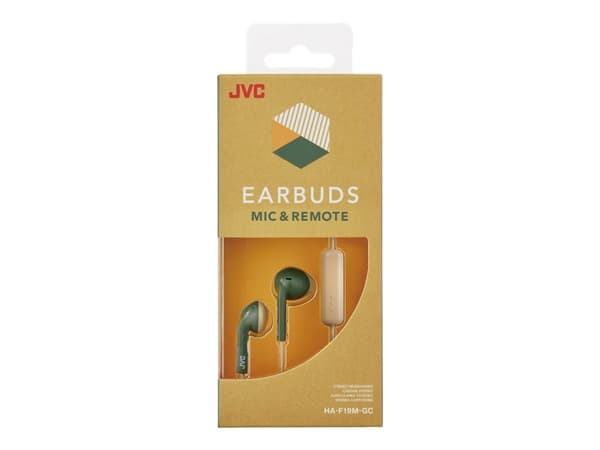 JVC HA-F19M - Hörlurar med mikrofon - öronknopp