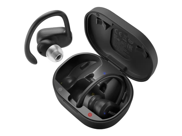 Philips TAA7306BK - True wireless-hodetelefoner med mikrofon - i øret - Bluetooth - svart