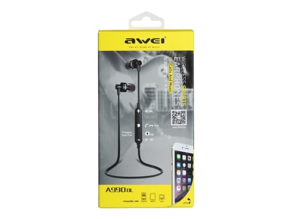 AWEI Bluetooth in-ear hovedtelefoner med mikrofon - 2002259