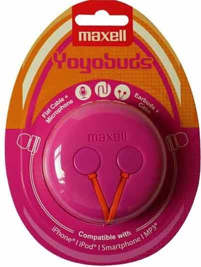 Maxell Headset Yoyobuds ROSA