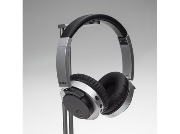 Denver BTN-206 BLACK, Ledning & Trådløs, Samtaler/musikk, 410 g, Hodesett, Sort, Sølv