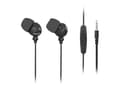 Miniatyrbilde 2 av 5: Maxell Plugz + Mic - Ørepropper med mikrofon - i øret - kablet - 3,5 mm jakk - svart