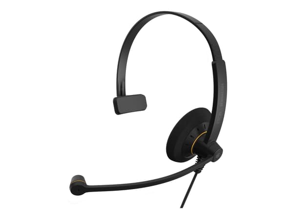 EPOS IMPACT SC 30 USB ML - Hodesett - on-ear - kablet - USB - svart med oransje fargefremhevinger